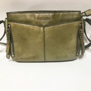 Cole Haan Felicity Top Zip Crossbody in Olive